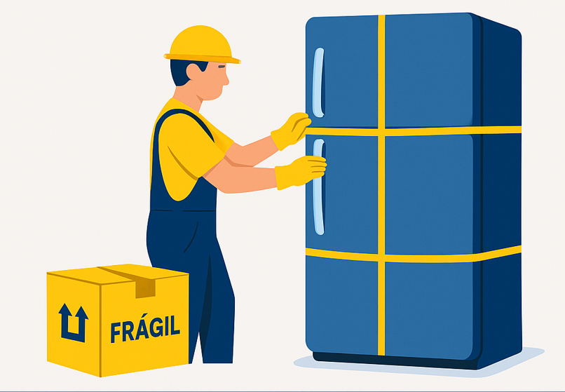 Cómo embalar un refrigerador para mudanza