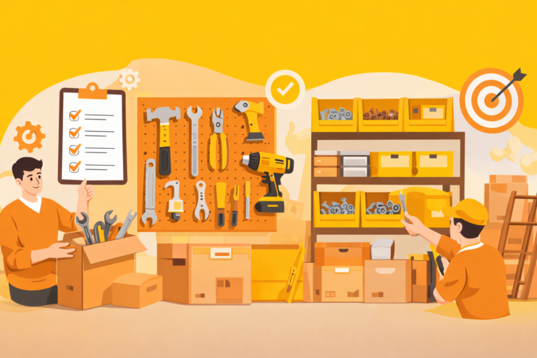 Cómo ordenar una bodega de herramientas - AMC Bodegas